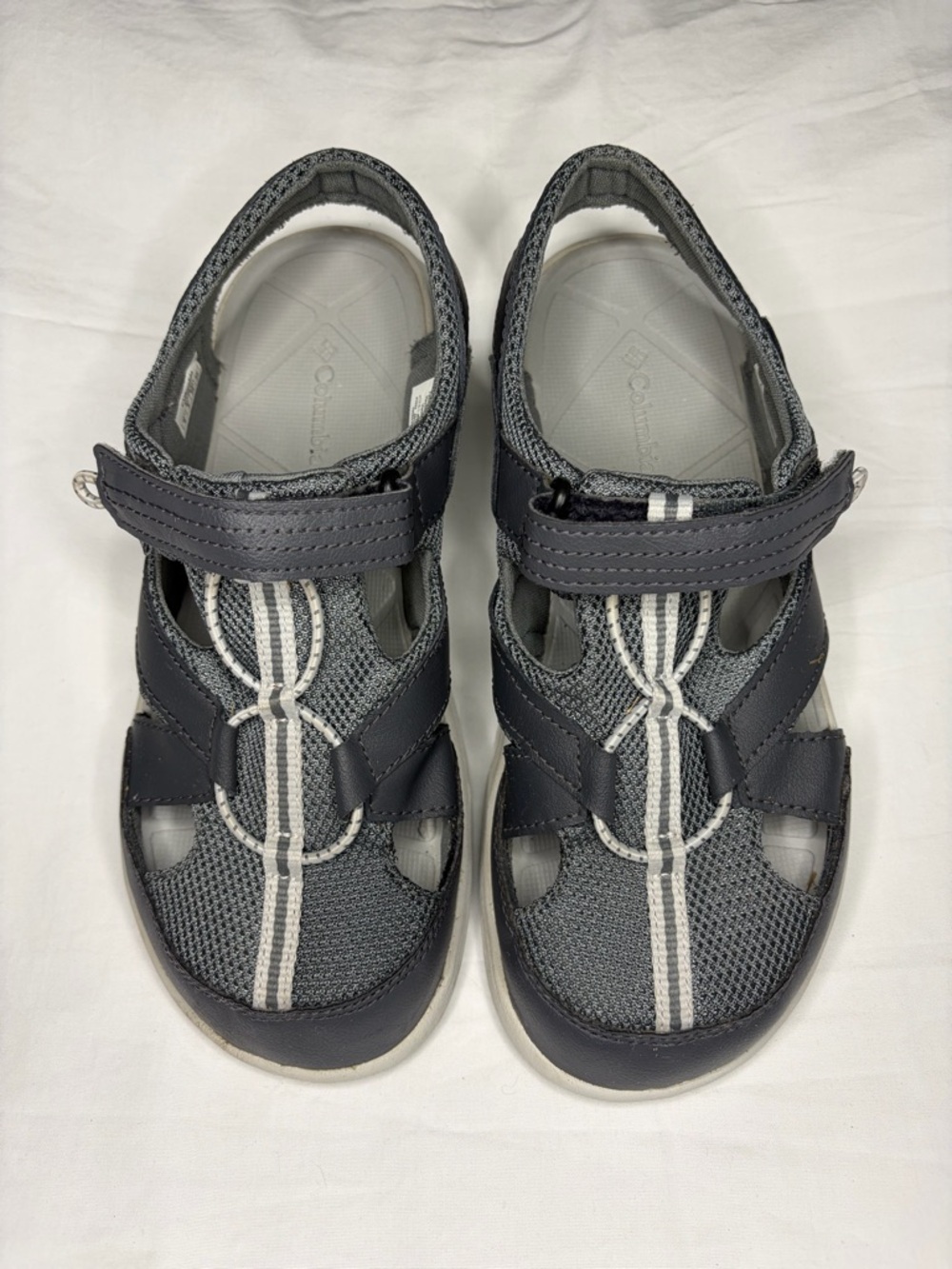 Columbia Techsun Wave Waterproof Sport Sandals - Shark Gray - Size 6 (Big Boy)